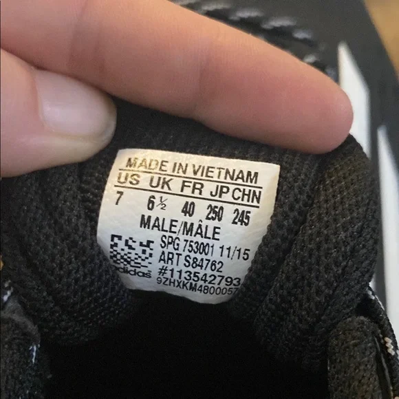 Adidas LiteStrike Black Cleats - Picture 7 of 8